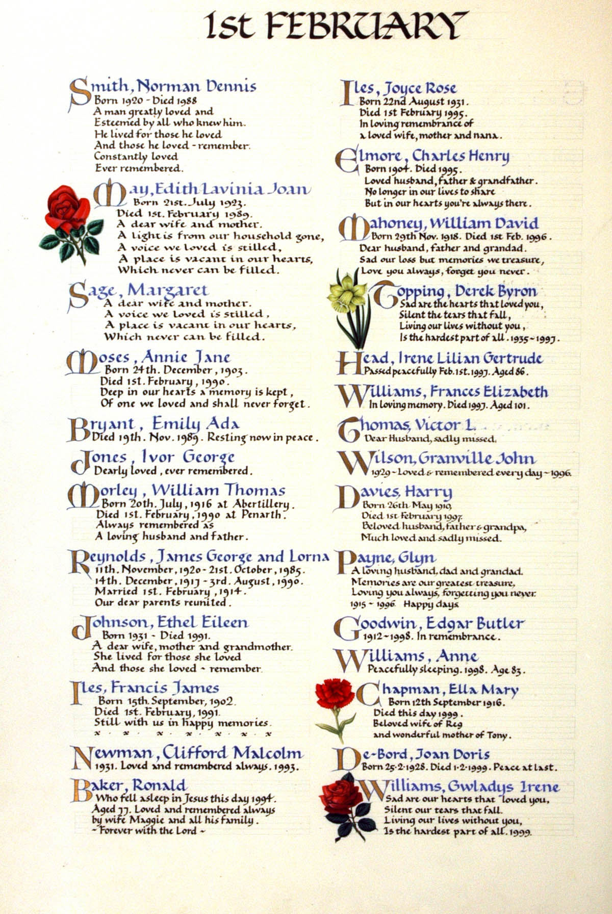 An image of your inscription